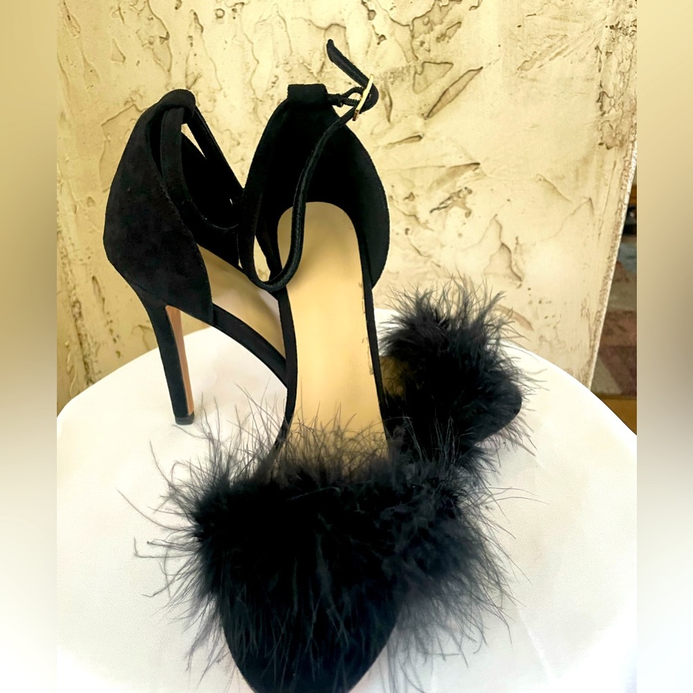 Beautiful fuzzy heels